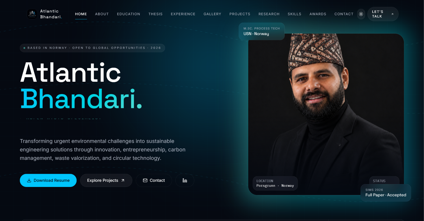 Atlantic Bhandari live website